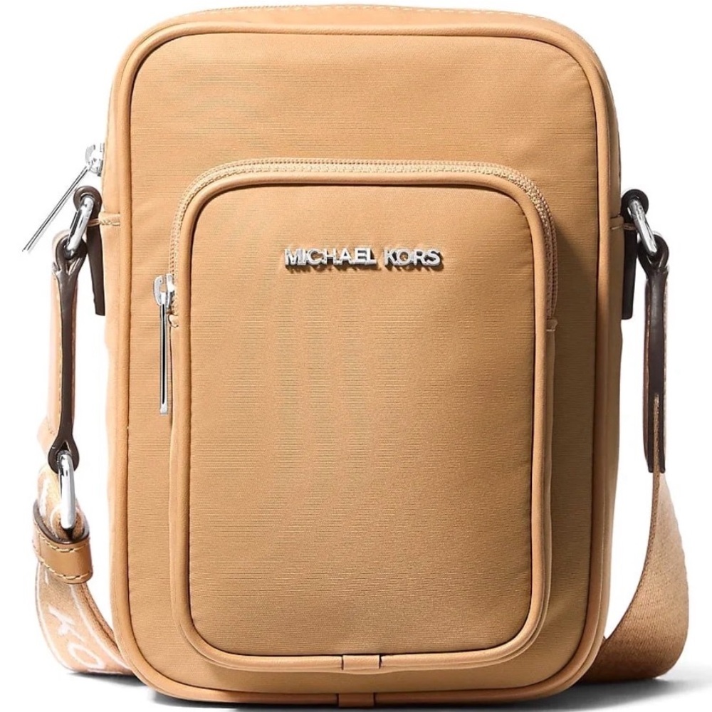 Michael Kors Khai North South Pocket Messenger Crossbody Bag